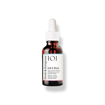 Geek&Gorgeous 101 HA 5 Rich - Serum with 5 forms of Hyaluronic acid 30 ml