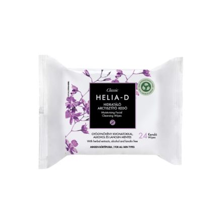 Helia-D Classic Moisturising Facial Cleansing Wipes 24 pcs